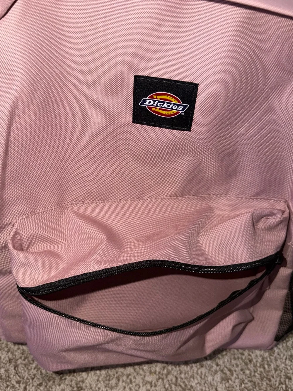 Dickies Dusty Mauve Backpack with Black Trim